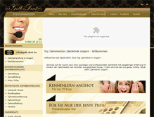 Tablet Screenshot of gelb-dent.hu